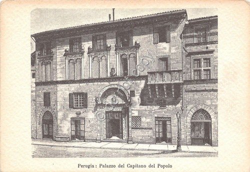 Cartolina - Postcard - Perugia - Palazzo Capitano del Popolo … | Immagine principale