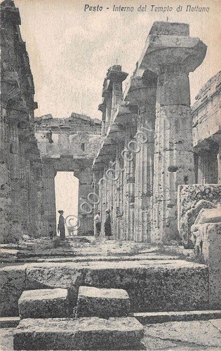Cartolina - Postcard - Pesto - Pestum - Tempio di … | Immagine principale