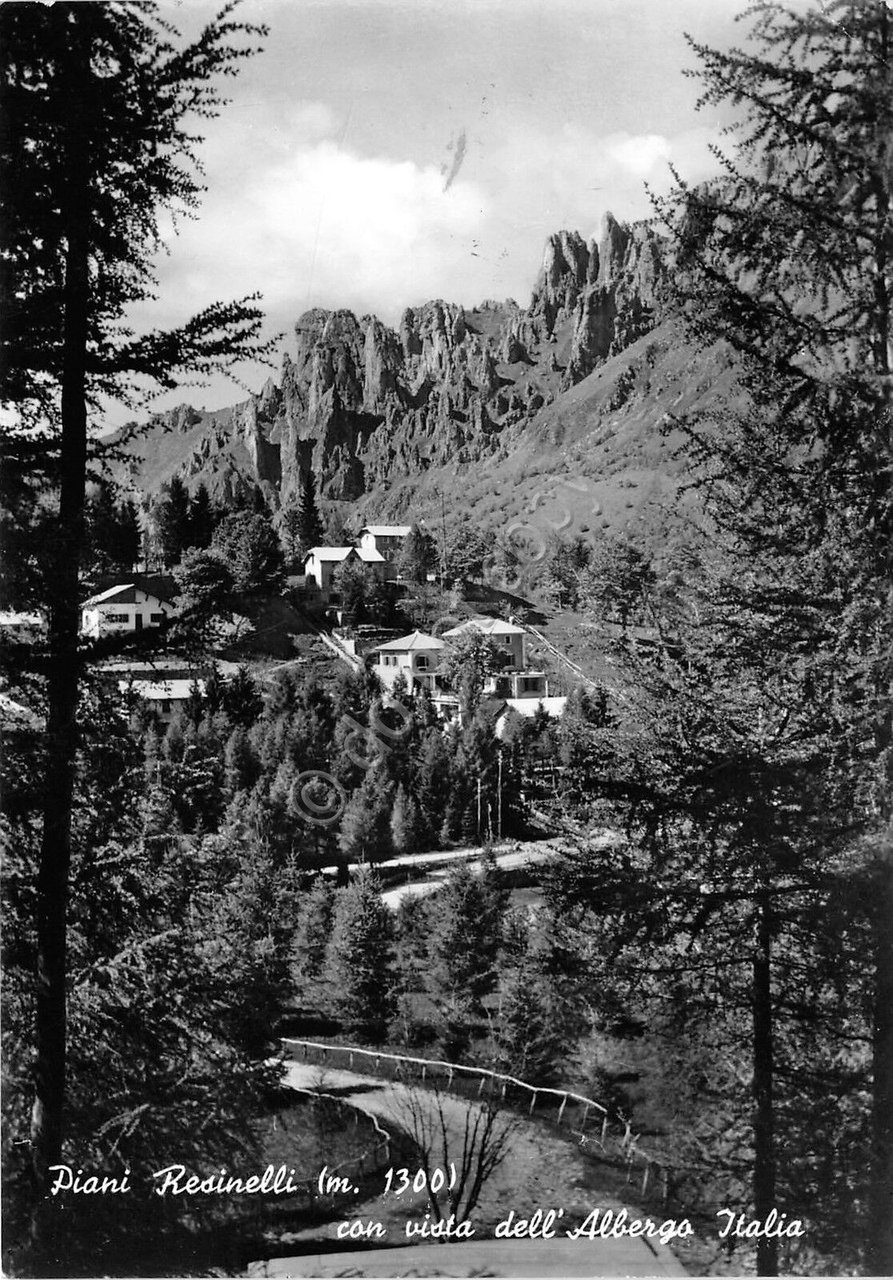 Cartolina - Postcard - Piani Resinelli - Albergo Italia - …