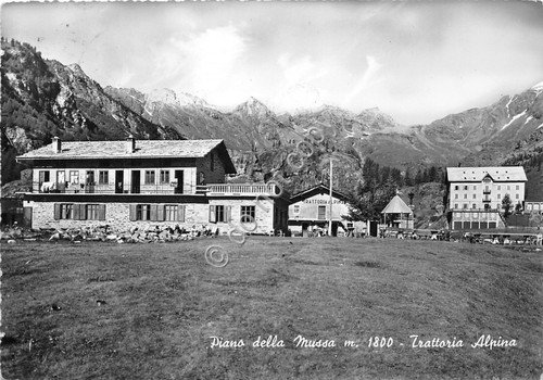 Cartolina - Postcard - Piano della Mussa - Trattoria Alpina … | Immagine principale