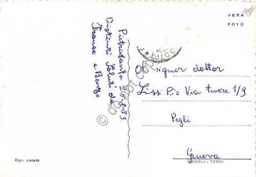 Cartolina - Postcard - Pietrasanta Valdicastello casa di Carducci 1953