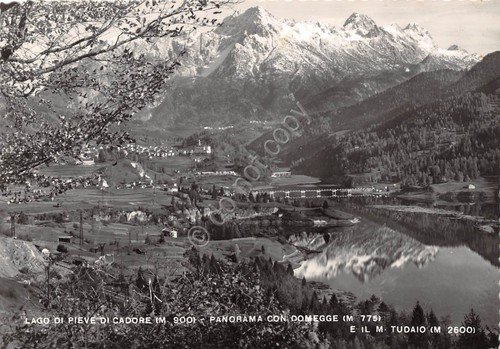 Cartolina - Postcard - Pieve di Cadore - lago - …