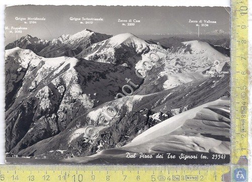 Cartolina - Postcard - Pizzo Tre Signri - 1957 (Como)