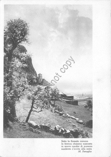 Cartolina - Postcard - Poesia - M. Fenoglio - Chiesa … | Immagine principale