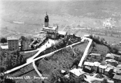 Cartolina - Postcard - Poggiridenti - Panorama dall'alto | Immagine principale