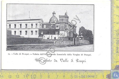 Cartolina - Postcard - Pompei - Orfanatrofio Femminile Vergine di … | Immagine principale