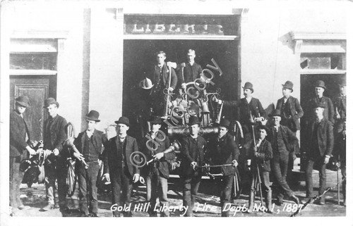 Cartolina - Postcard - Pompieri - Gold Hill Liberty Fire …