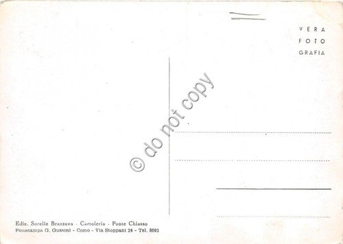 Cartolina - Postcard - Ponte Chiasso Confine Italo Svizzero animata