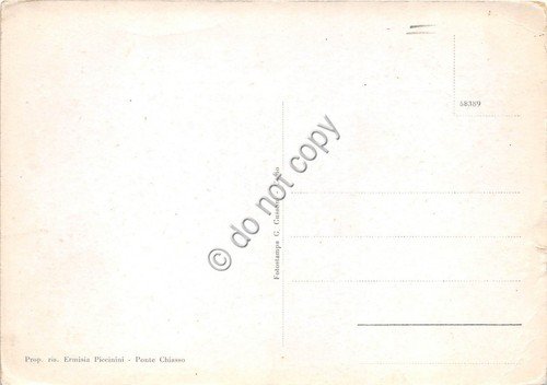 Cartolina - Postcard - Ponte Chiasso Confine Italo Svizzero animata …