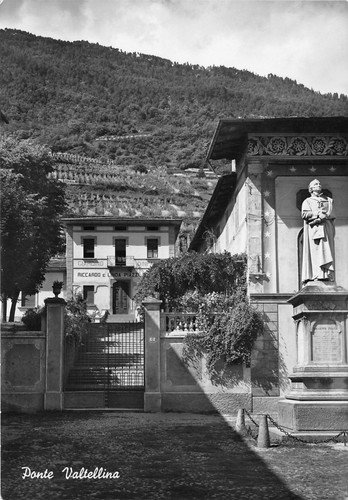 Cartolina - Postcard - Ponte Valtellina - Asilo Infanzia Piazzi …
