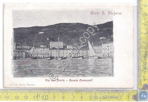 Cartolina - Postcard - Porto S. Stefano - Scuole Comunali …