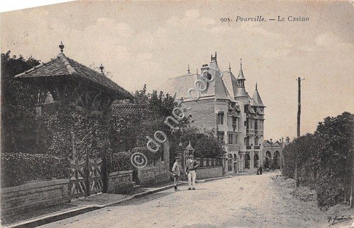 Cartolina - Postcard - Pourville - Casino - animata - …