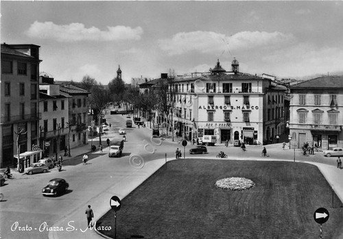 Cartolina - Postcard - Prato - Piazza San Marco - …