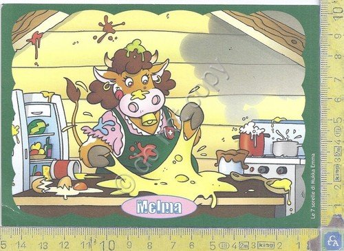 Cartolina - Postcard - Pubblicitaria Emmentaler - Mucca Melma | Immagine principale