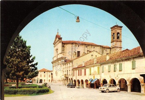 Cartolina - Postcard - Quingentole - Piazza Italia - 1977