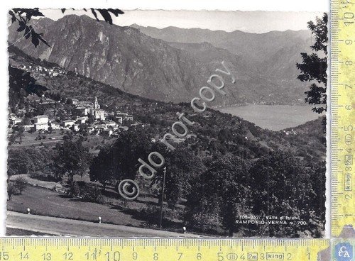 Cartolina - Postcard - Ramponio - Verna - 1951 (Como) | Immagine principale