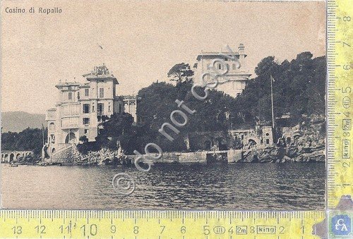 Cartolina - Postcard - Rapallo - Castello - anni '40
