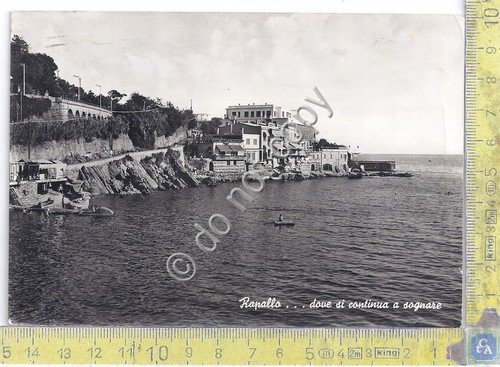 Cartolina - Postcard - Rapallo - Dal mare - anni …