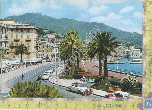 Cartolina - Postcard - Rapallo - Lungomare - Pensione Bandoni …