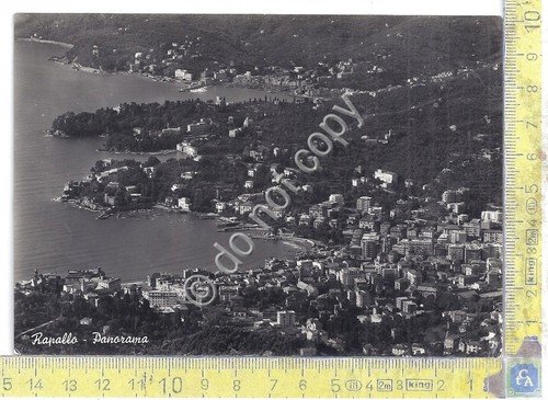 Cartolina - Postcard - Rapallo - Panorama - 1955 | Immagine principale