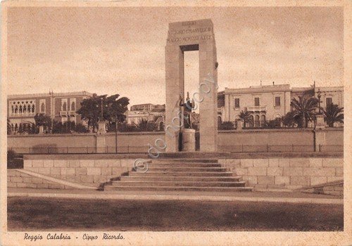 Cartolina - Postcard - Reggio Calabria - Cippo Ricordo - … | Immagine principale