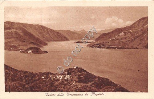 Cartolina - Postcard - Regoledo - Veduta della Tremezzina | Immagine principale