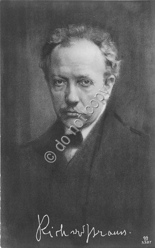 Cartolina - Postcard - Richard Strauss - Compositore - Ritratto