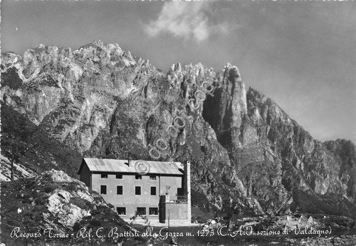 Cartolina - Postcard - Rifugio Cesare Battisti alla Gazza - …