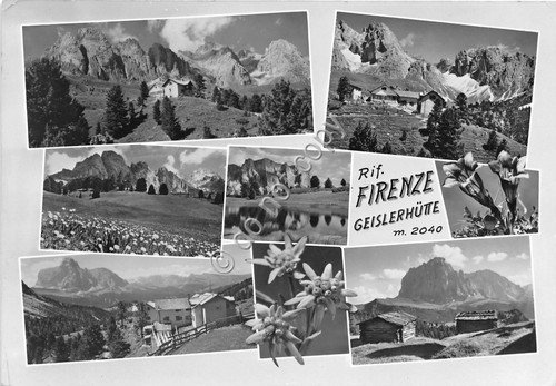 Cartolina - Postcard - Rifugio Firenze - Vedutine - stelle … | Immagine principale