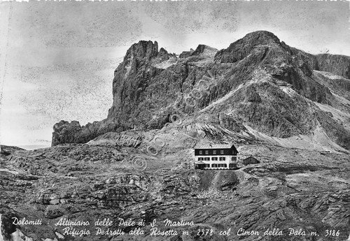 Cartolina - Postcard - Rifugio Pedrotti - Altipiano Pale S. …
