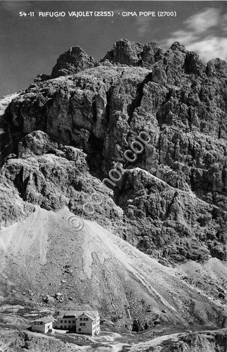 Cartolina - Postcard - Rifugio Vajolet - Cima Pope - …
