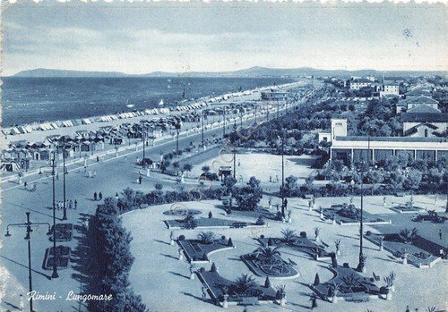 Cartolina - Postcard - Rimini - Lungomare - 1953 - …