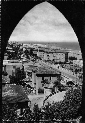 Cartolina - Postcard - Rimini - Panorama dal Campanile Maria … | Immagine principale