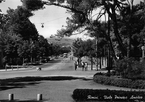 Cartolina - Postcard - Rimini - Viale Principe Amedeo - …