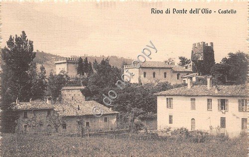 Cartolina - Postcard - Riva di Ponte dell'Olio - Castello …