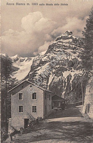 Cartolina - Postcard - Rocca Bianca - sulla strada dello …