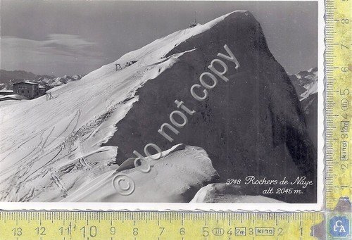 Cartolina - Postcard - Rochers de Naye - 1949