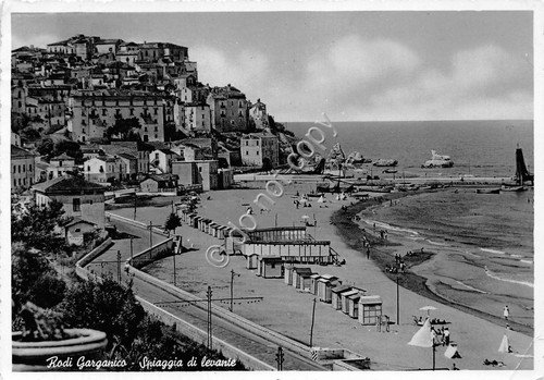 Cartolina - Postcard - Rodi Garganico - Spiaggia - Panorama …