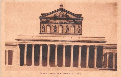 Cartolina - Postcard - Roma - Basilica S.Paolo fuori le … | Immagine principale