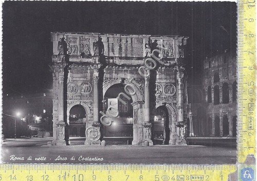 Cartolina - Postcard - Roma - By Night - notturno … | Immagine principale