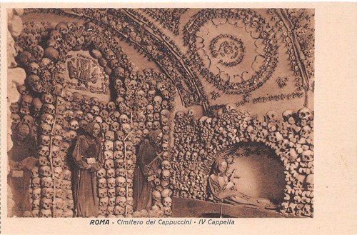 Cartolina - Postcard - Roma - Cimitero dei Cappuccini - …