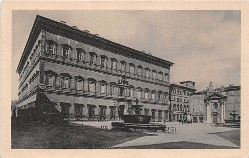 Cartolina - Postcard - Roma - Palazzo Farnese - anni …
