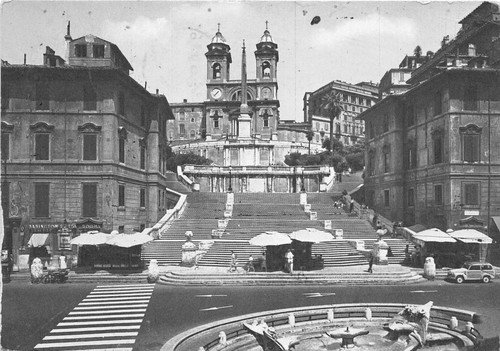Cartolina - Postcard - Roma - Piazza di Spagna - …