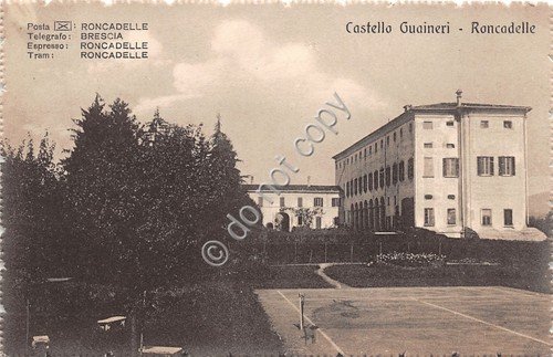 Cartolina - Postcard - Roncadelle - Castello Guaineri - anni … | Immagine principale