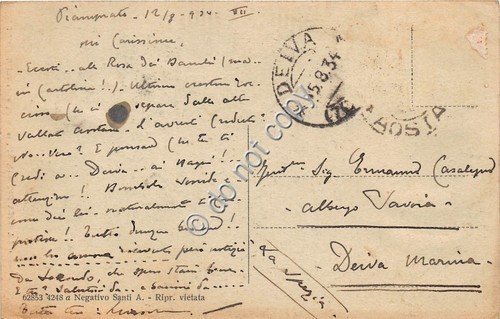 Cartolina - Postcard - Rosa dei Banchi vista dal Giasset …