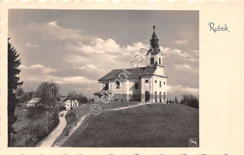 Cartolina - Postcard - Roznik - Church - 1942 | Immagine principale