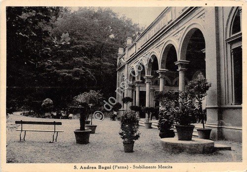 Cartolina - Postcard - S. Andrea Bagni - Stabilimento Mescita … | Immagine principale