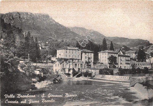 Cartolina - Postcard - S. Giovanni Bianco - Cascata su …