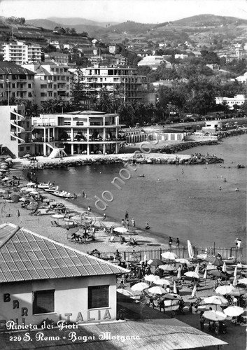 Cartolina - Postcard - S. Remo - Bagni Morgana - … | Immagine principale