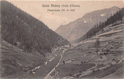 Cartolina - Postcard - Saint Rhemy - Panorama - 1916 … | Immagine principale